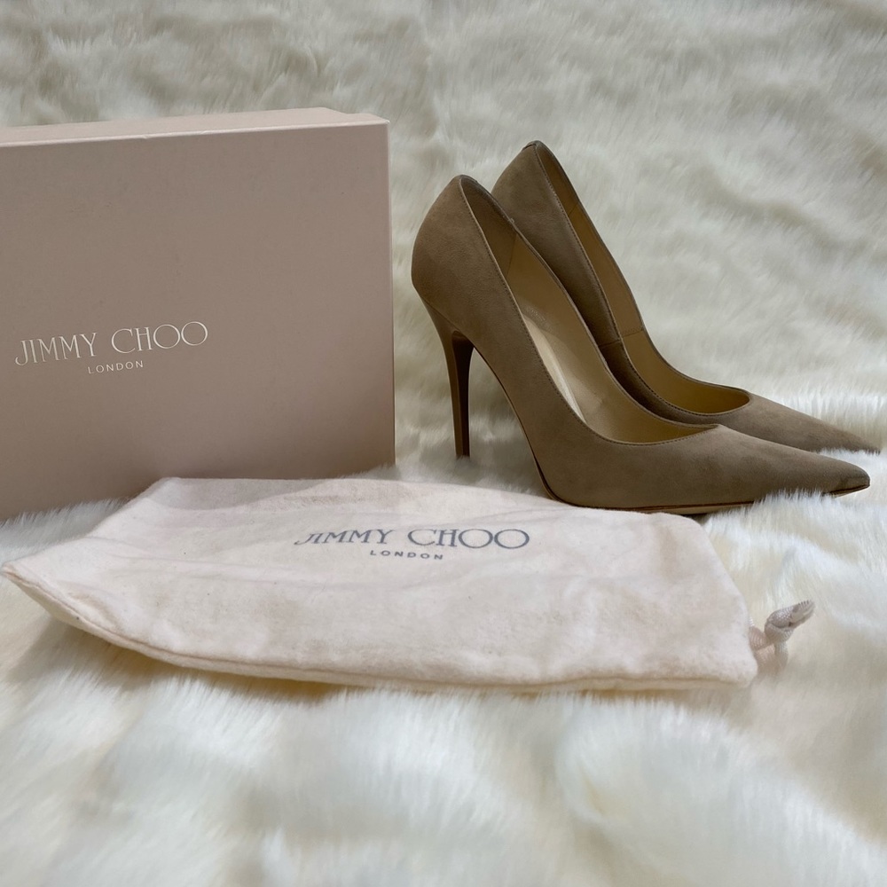 Jimmy Choo Anouk in Nude SZ 40